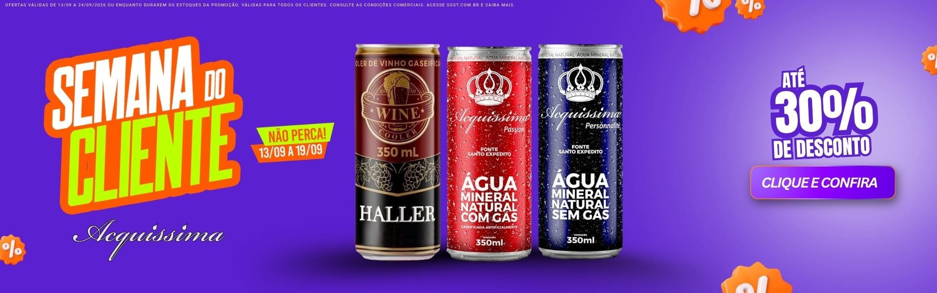 SEMANA DO CLIENTE - ACQUISSIMA