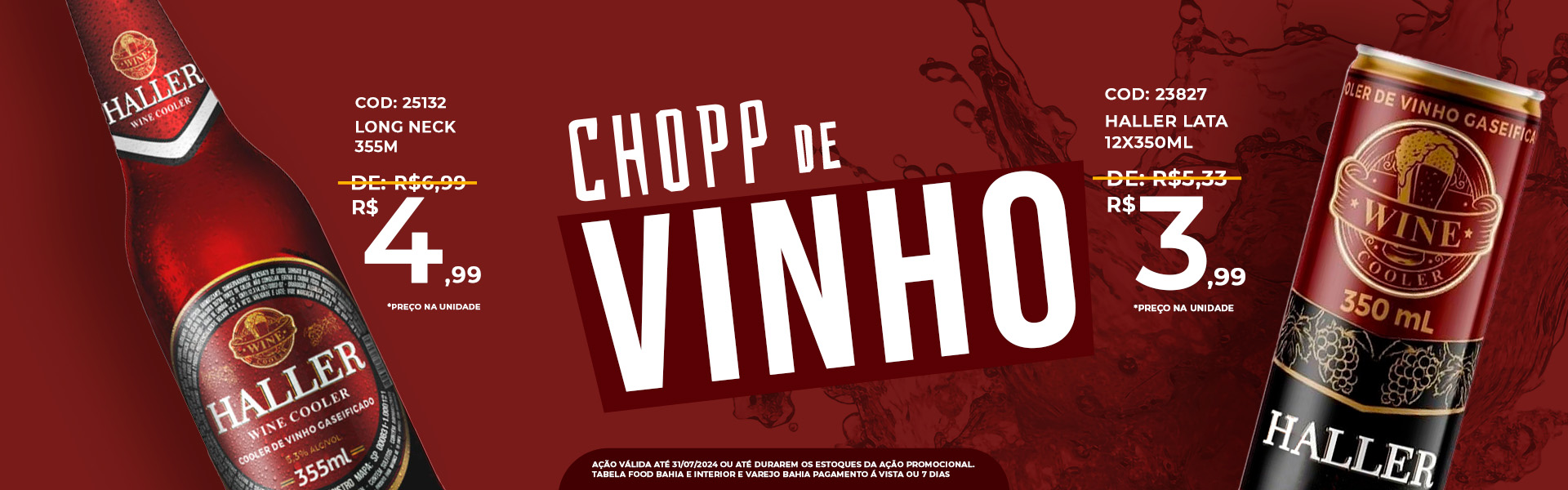 OFERTA - CHOPP DE VINHO HALLER